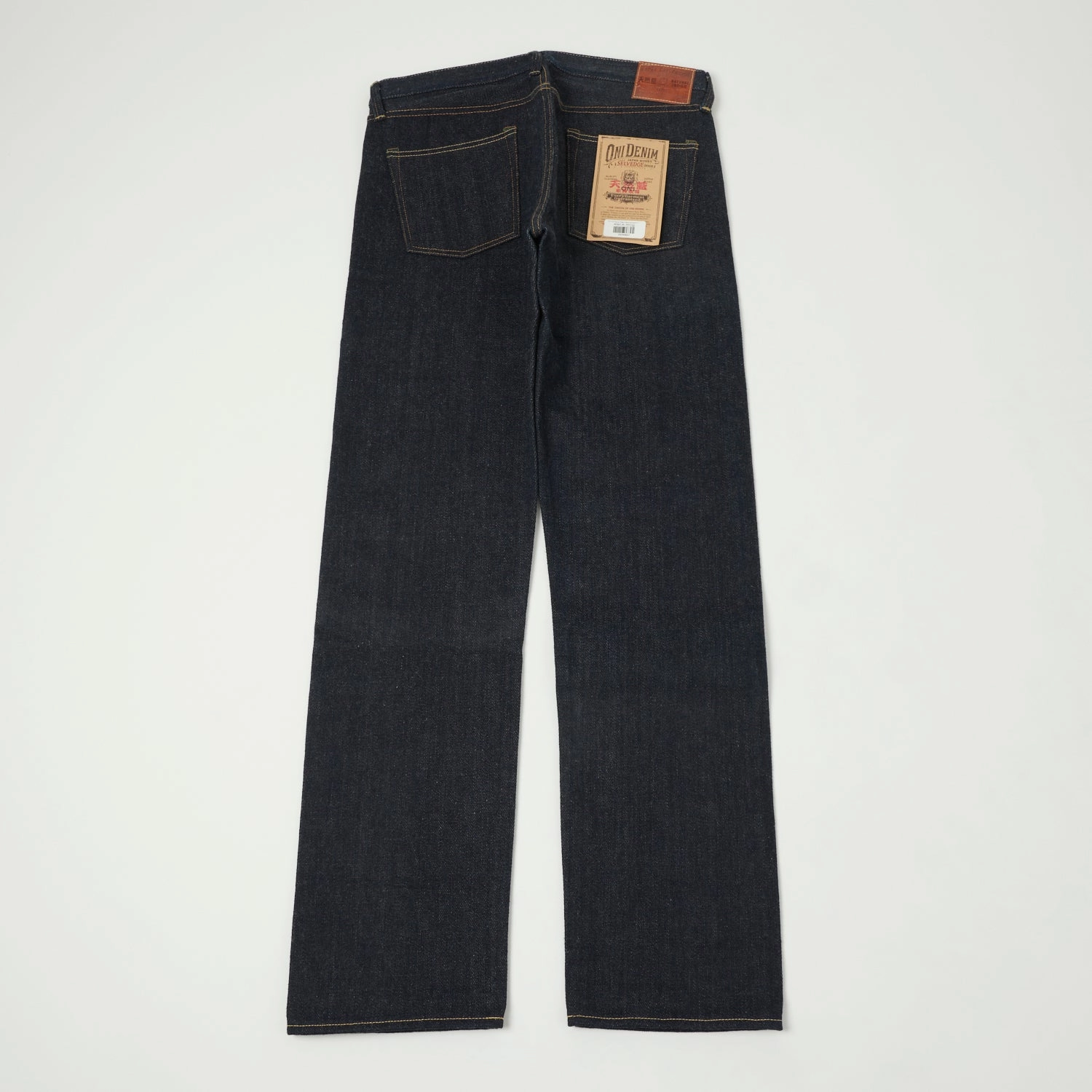 Simple Wear Soft Date Night Street Fashion ONI Denim 575 22oz Natural Indigo 'Kabuki' Selvage Slim Straight Jean - One Wash