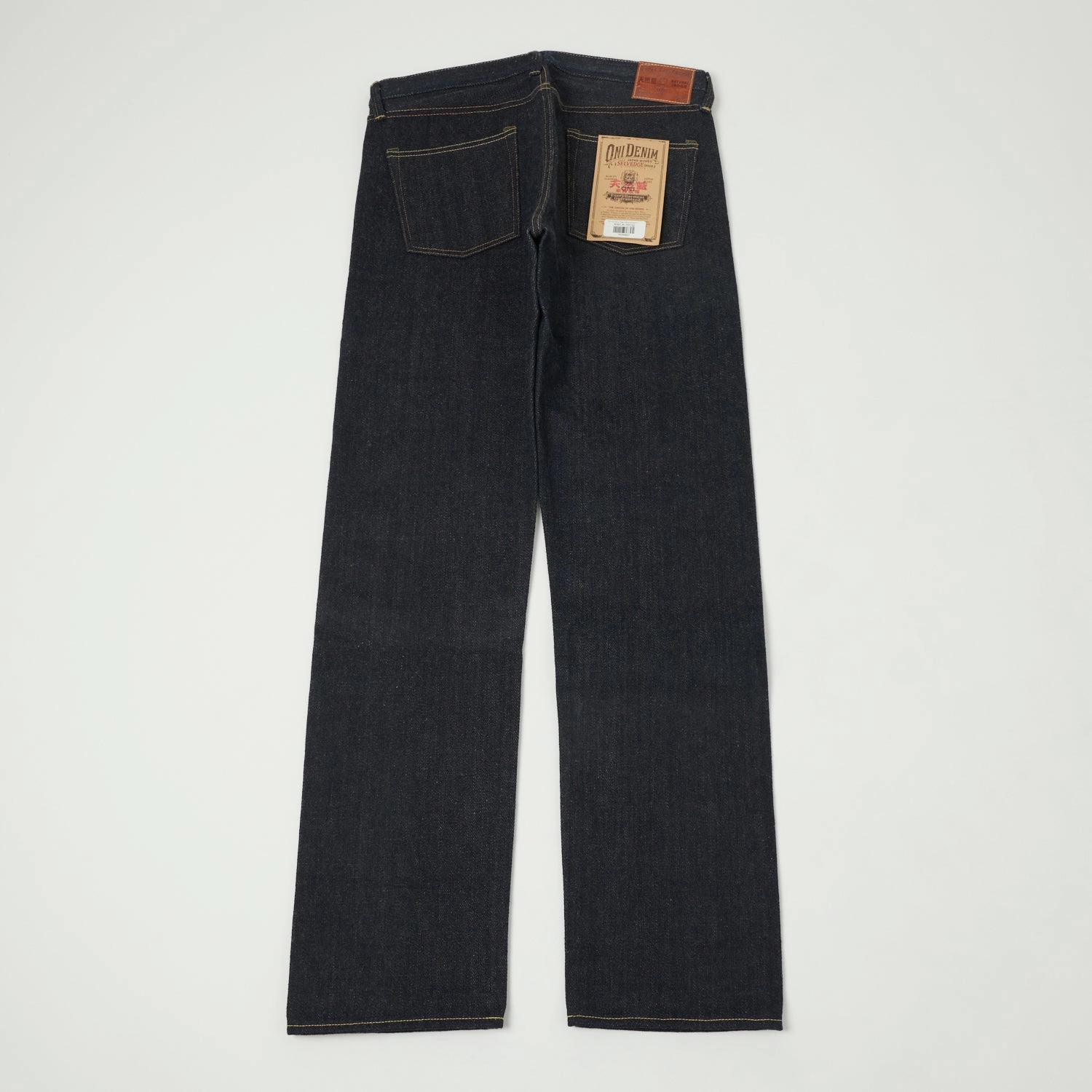 Family Style Parent Style Smart Casual Everyday Outdoor Enthusiast Vibrant ONI Denim 575 22oz Natural Indigo 'Kabuki' Selvage Slim Straight Jean - Raw