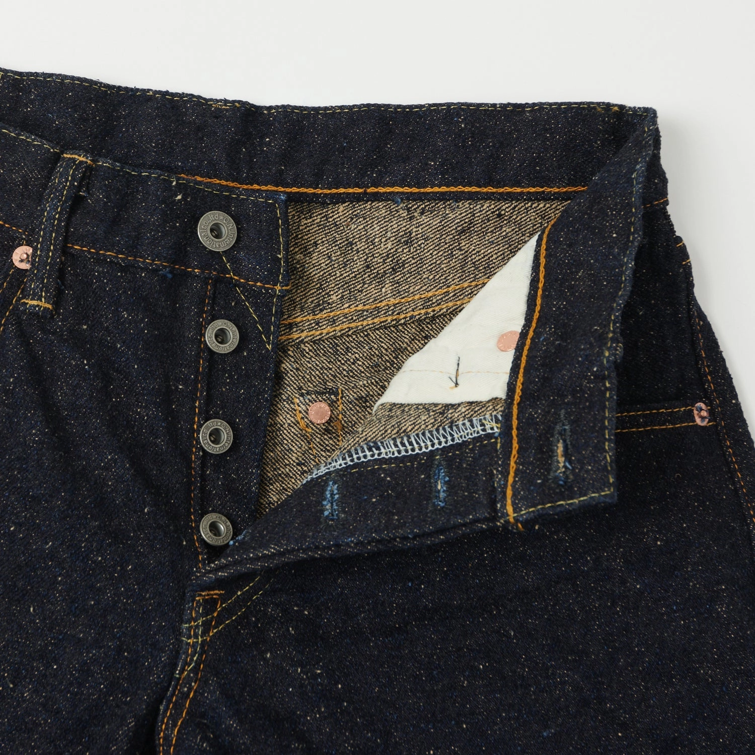 Formal City Walk Party Look Couple Look Office Wear ONI Denim 622 'Asphalt' 20oz Regular Tapered Jean - One Wash