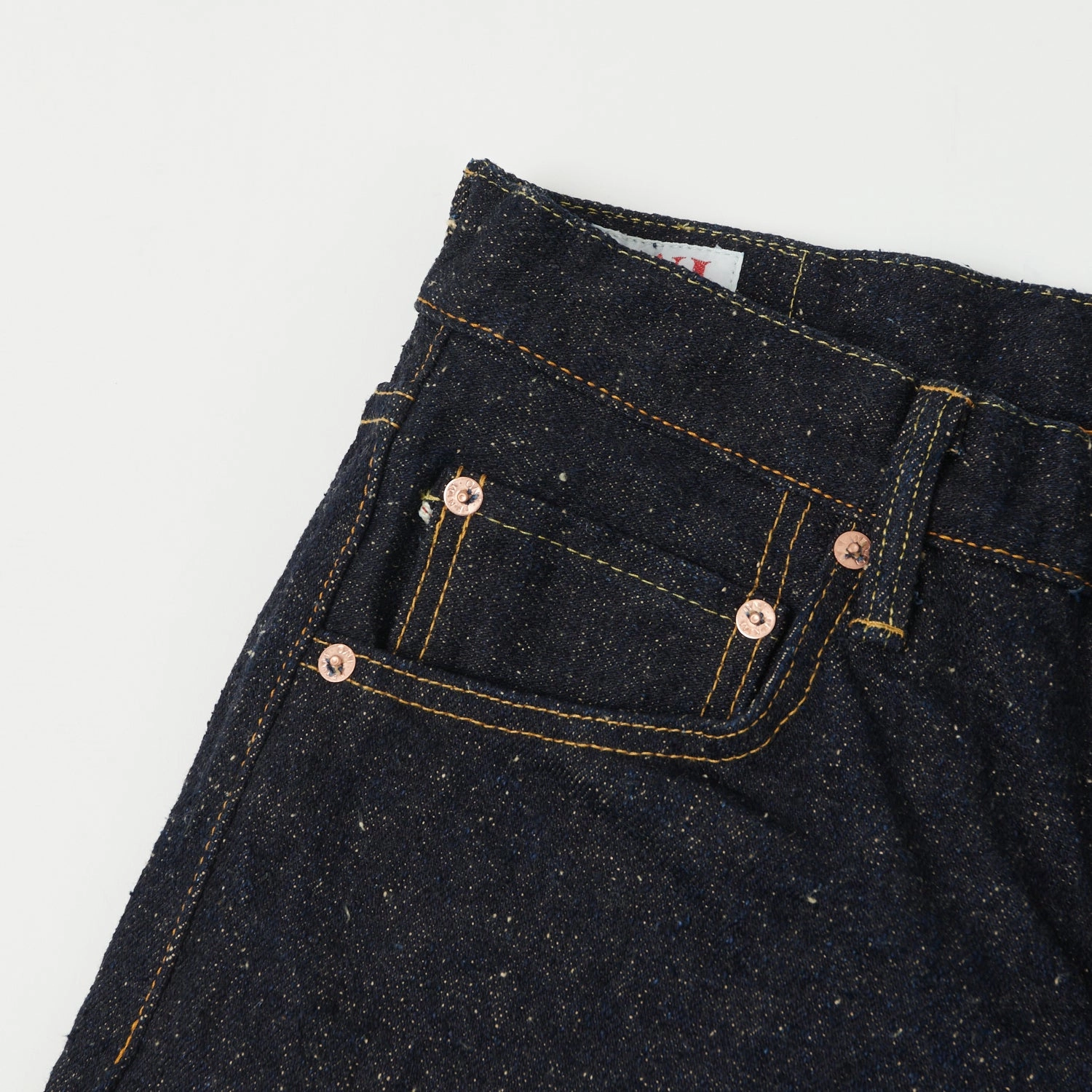 Bold Traveler Gear Garment Dyed Texture ONI Denim 622 'Asphalt' 20oz Regular Tapered Jean - One Wash