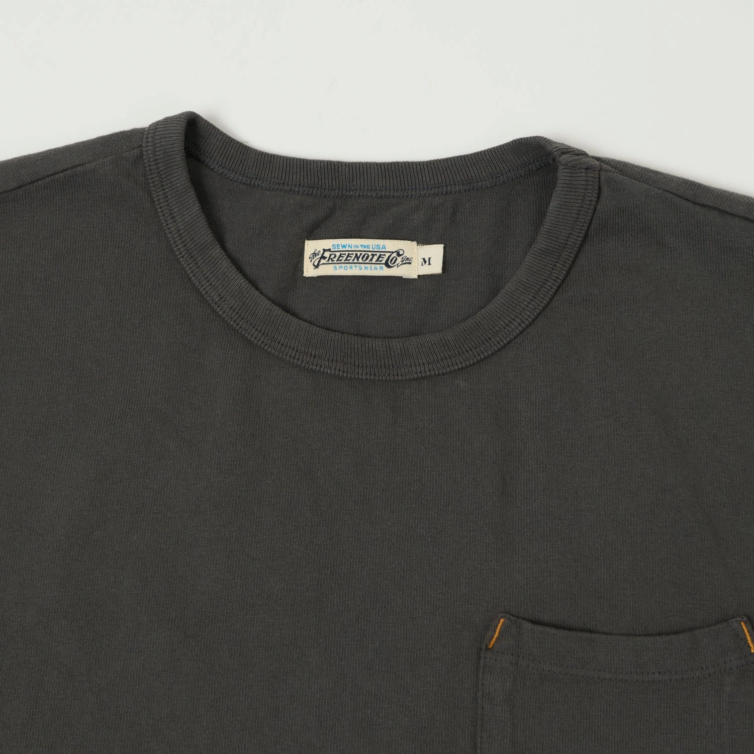 Everyday Look Freenote Cloth Heavyweight 13oz Pocket T-Shirt - Midnight