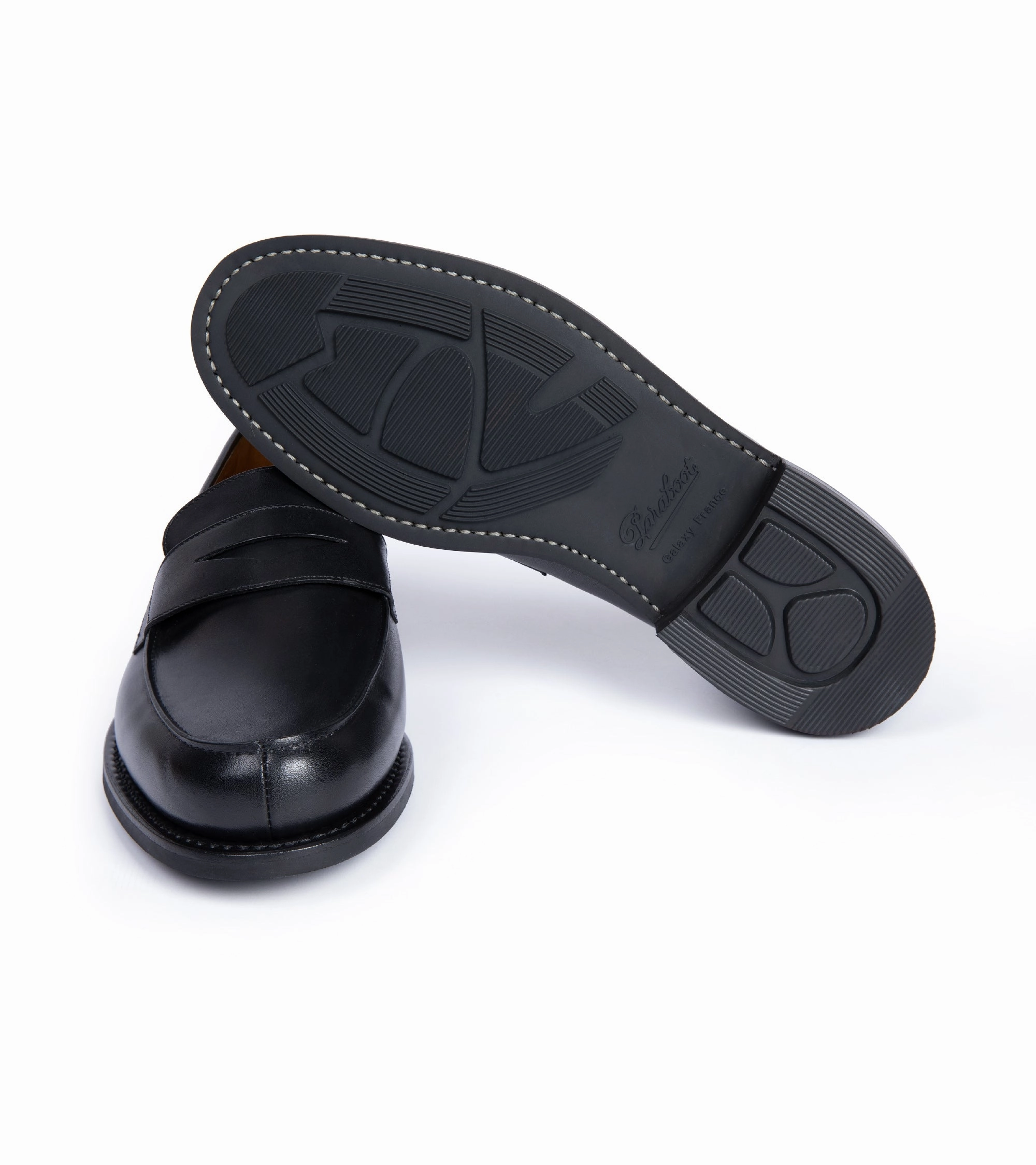 Quick Meeting Paraboot Adonis Leather Loafer: Noir