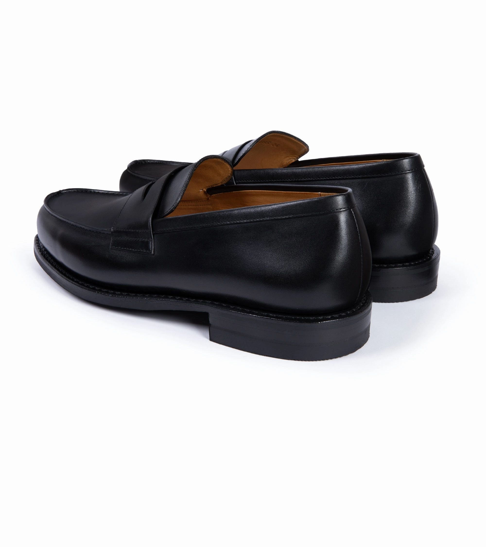Workwear Focus Heel Ease Paraboot Adonis Leather Loafer: Noir