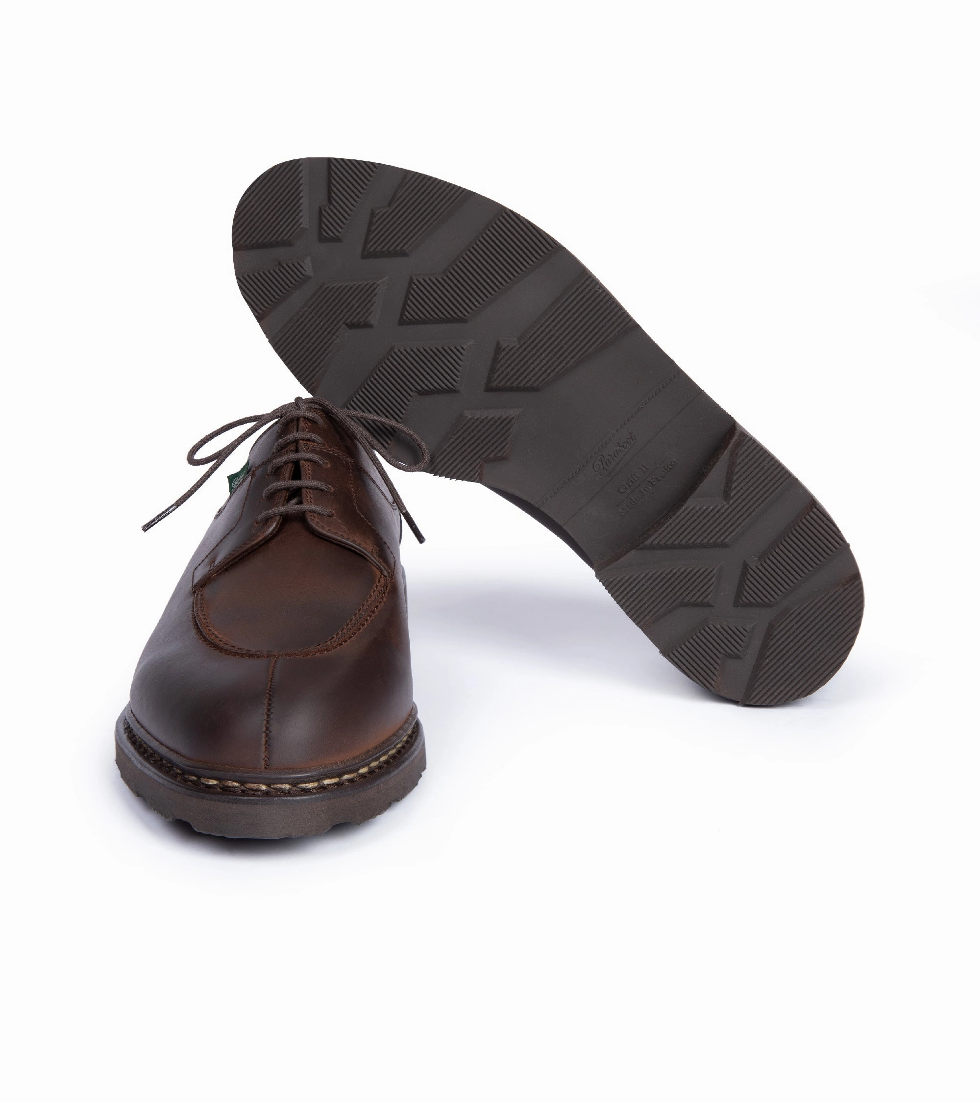 Stable Footing Comfy Footing Paraboot Avignon Nubuck Shoe: Dark Brown