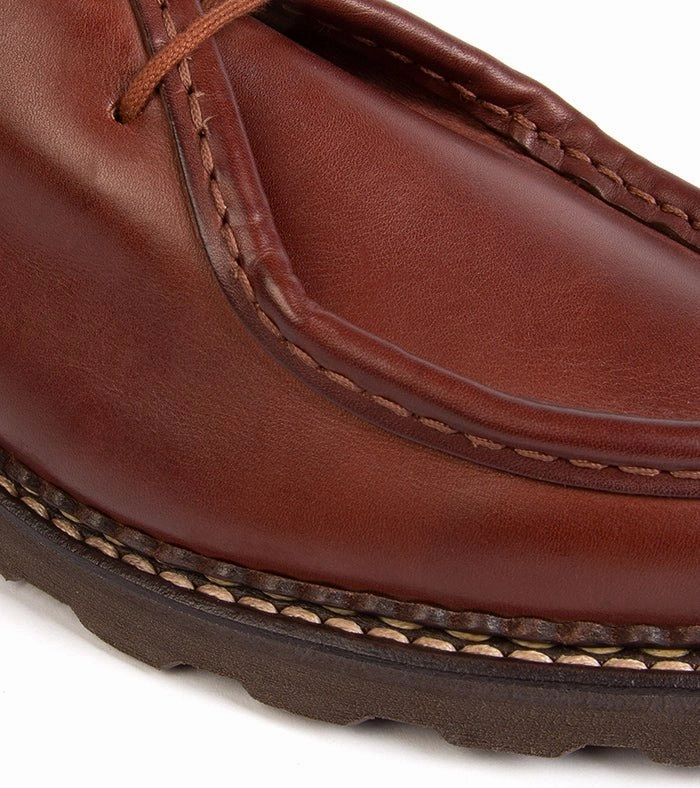 Paraboot Michael Leather Shoe: Marron Premium Leather Upper