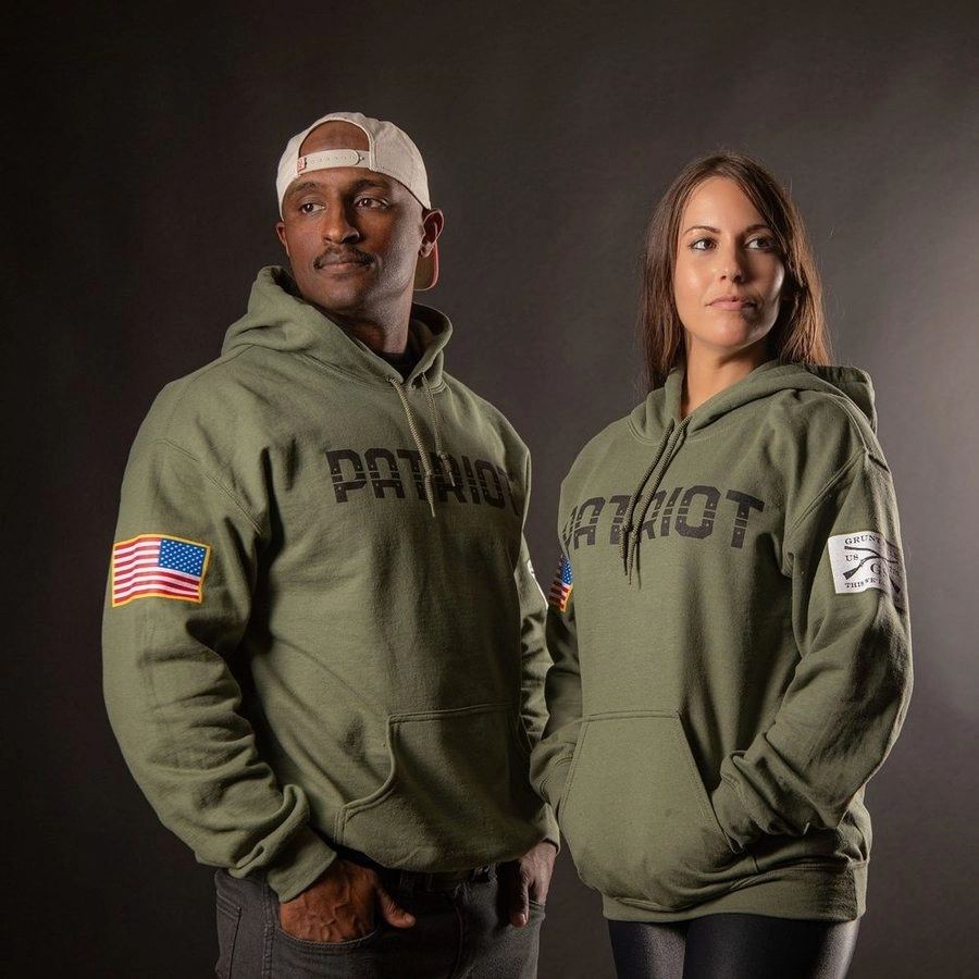 Patriot Hoodie - Military Green Cozy Coverage