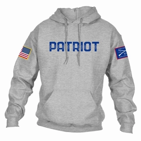 product running suitable speed Cozy Coverage Patriot Hoodie - Sport Gray