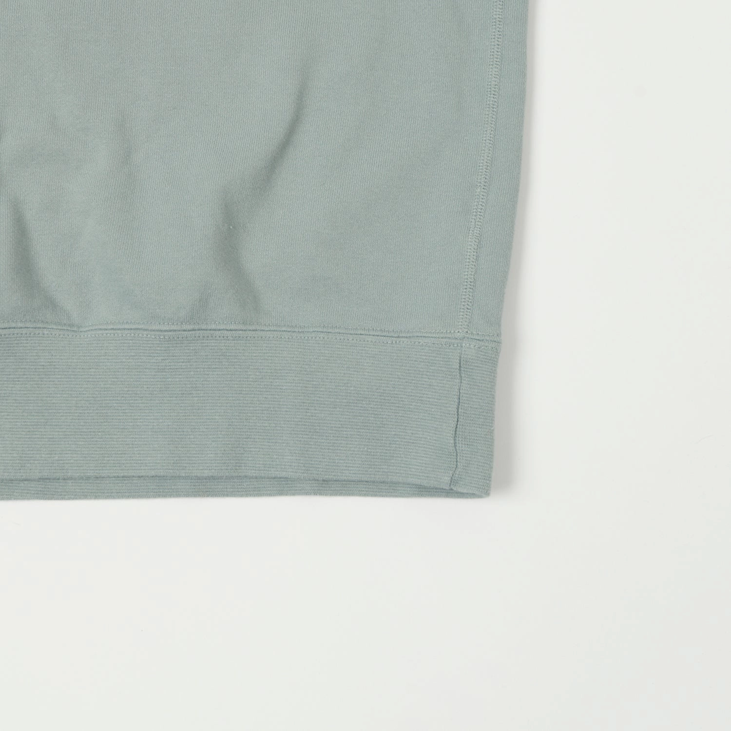 full sleeve Warm in winter TOYS McCOY Short Sleeve Military Sweatshirt - Saxe Grey