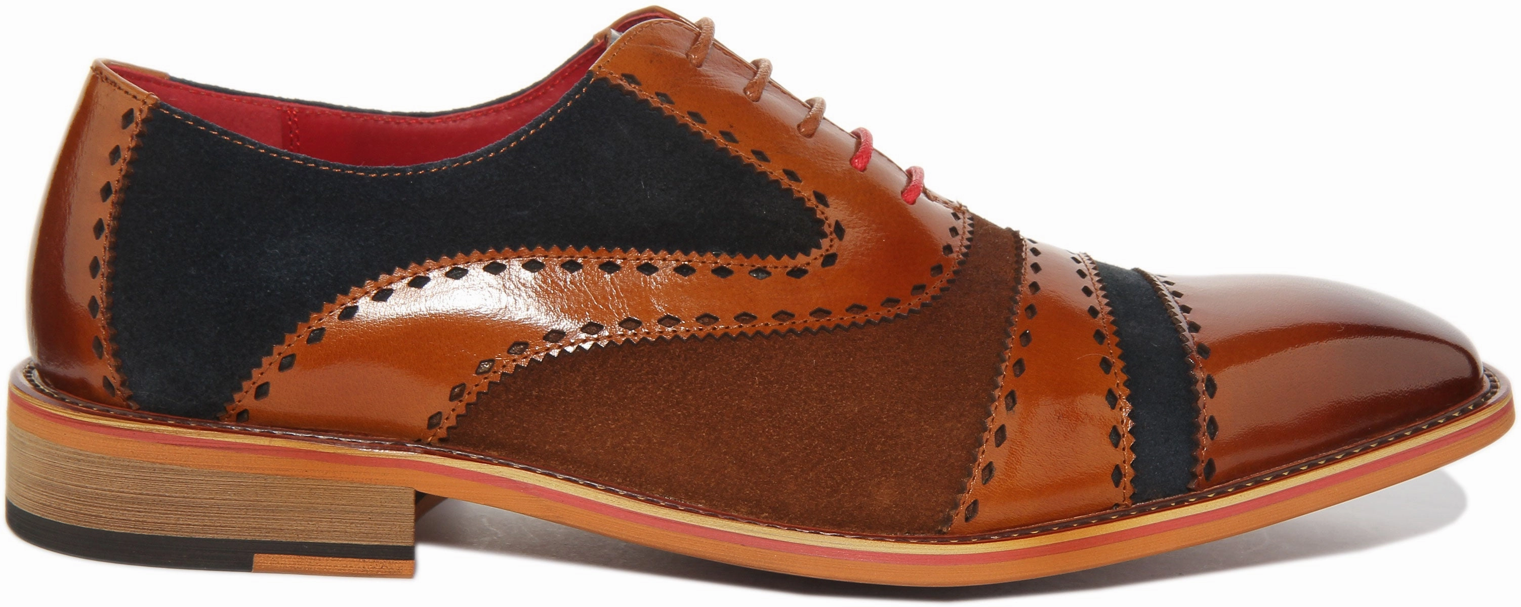 Anti Odor Technology Justinreess England Ollie In Brown Blue For Men