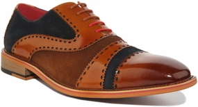 Indoor Use Understated Justinreess England Ollie In Brown Blue For Men