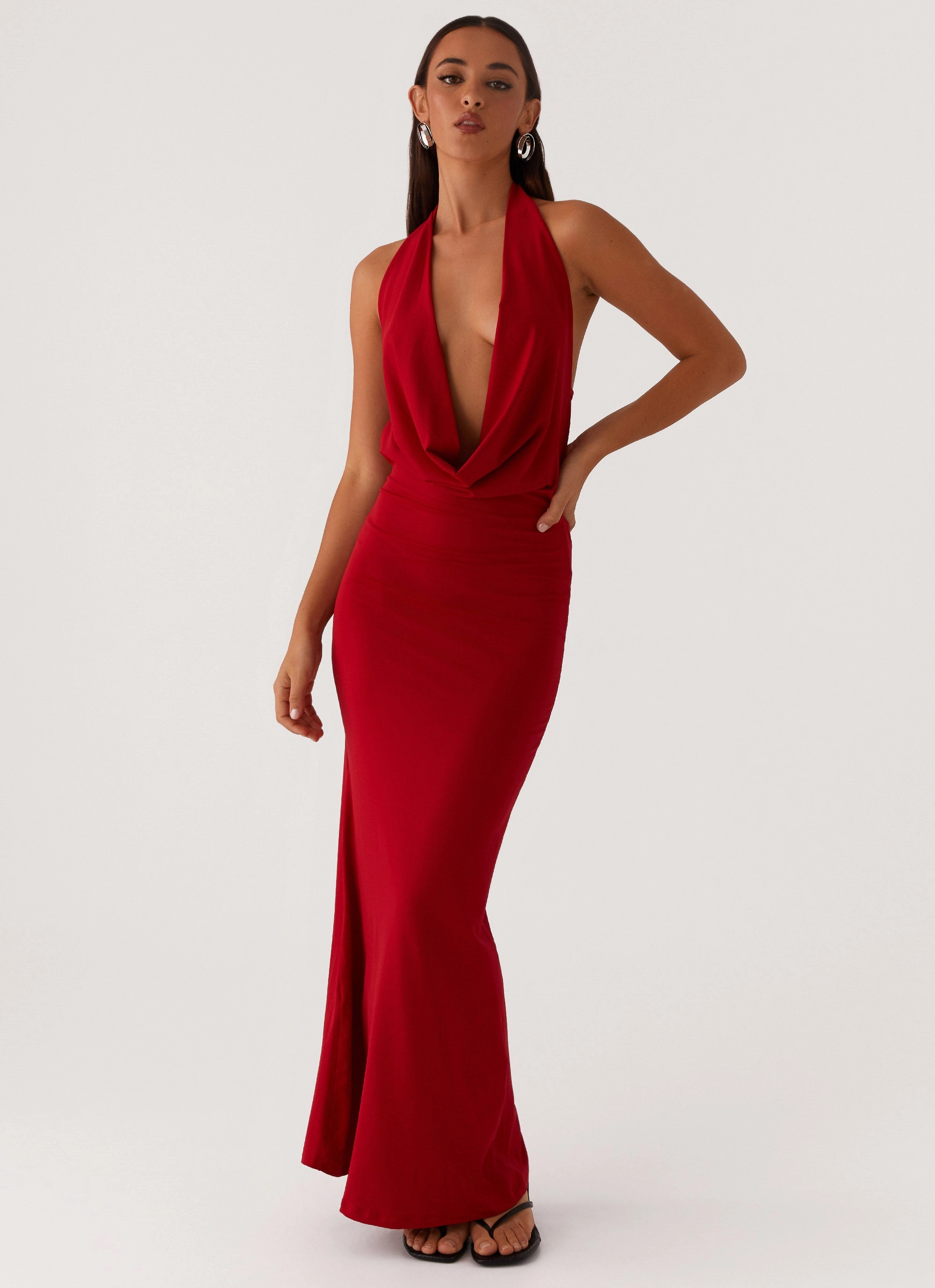 Dedicated Maxi Dress - Red Daily Favorite