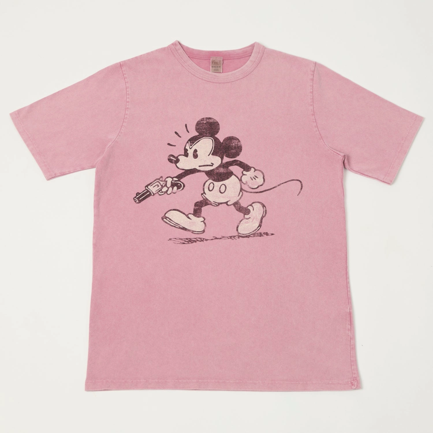 Versatile Fashion Flea-T 1950s 'Rebel Mickey' T-Shirt - Pink