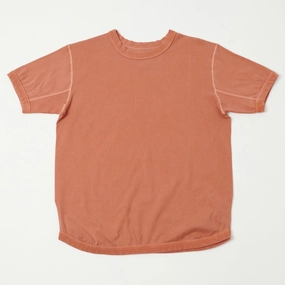 Casual Layer Full Count 5222 Flat Seam Heavyweight T-Shirt - Brown