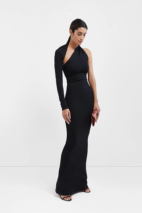 Petite Manhattan One Shoulder Gown Perfect for Layering Layer Light