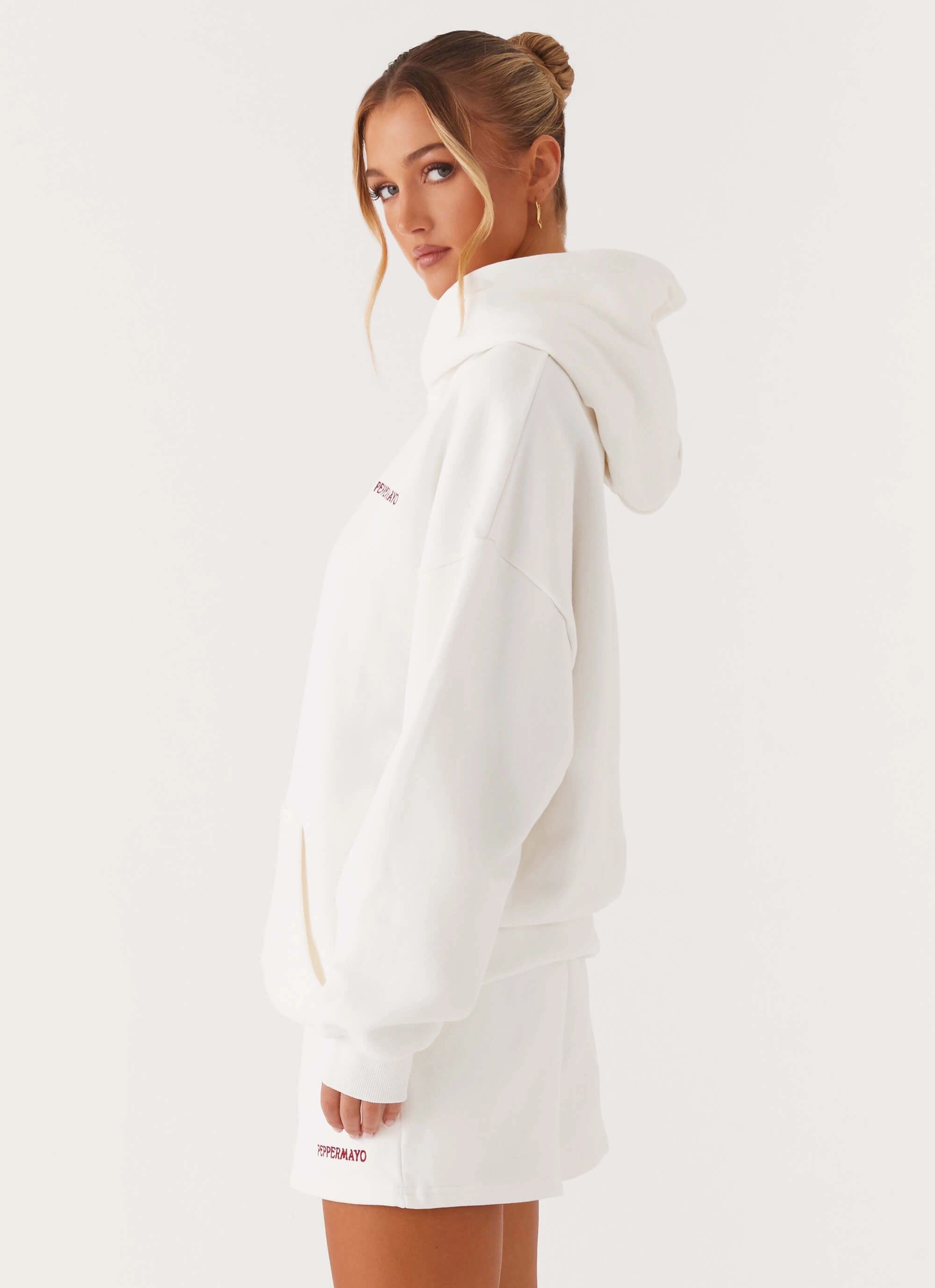 Gentle Look Signature Oversized Hoodie - Ivory