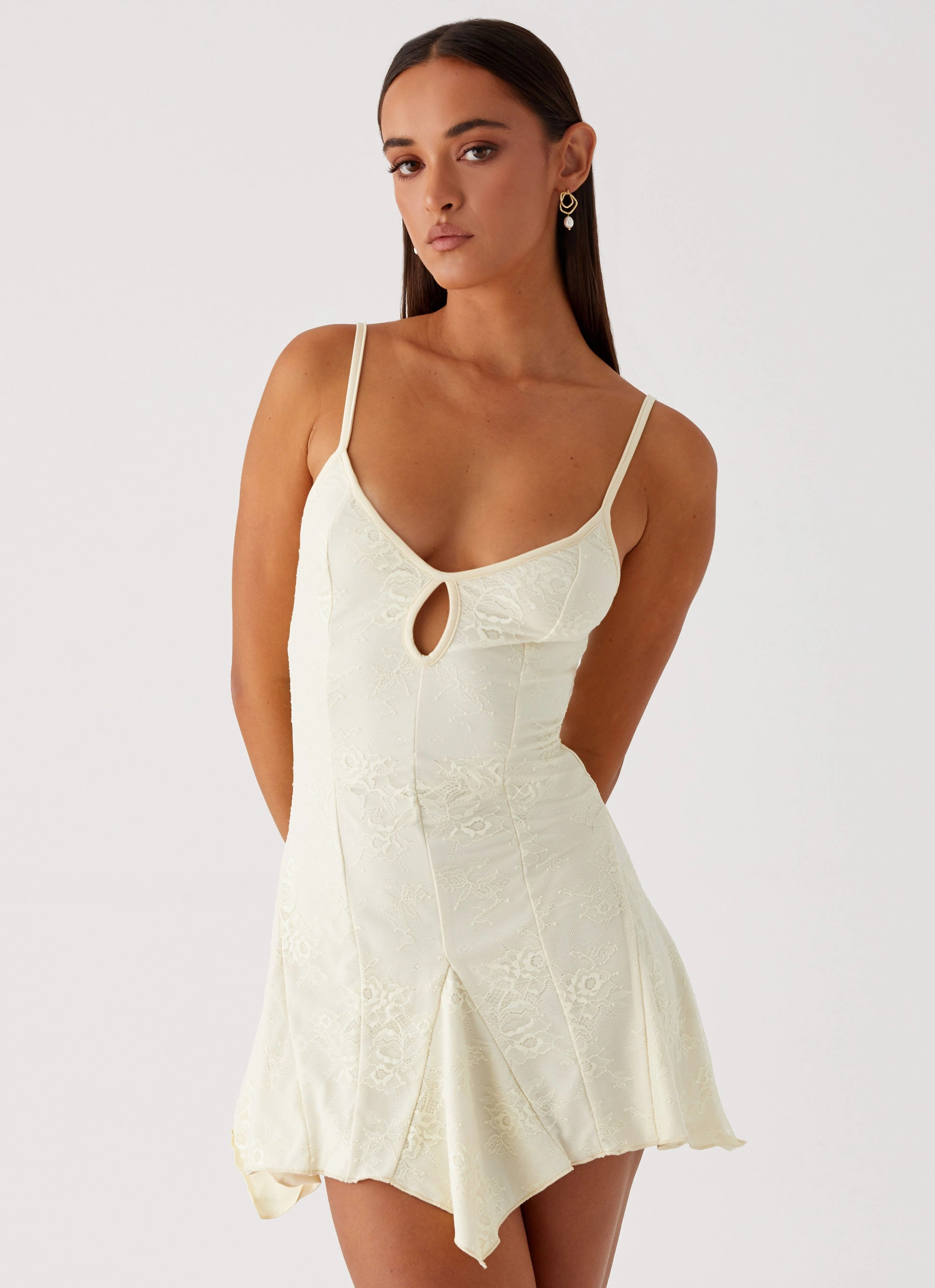 Surry Mini Dress - Yellow Casual Fit