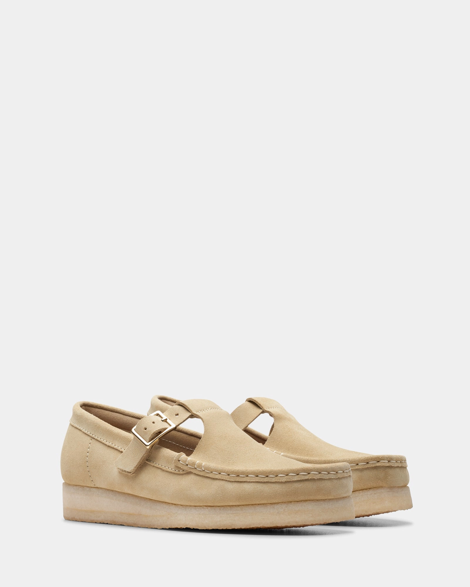 Go Easy Wallabee Tbar Maple Suede