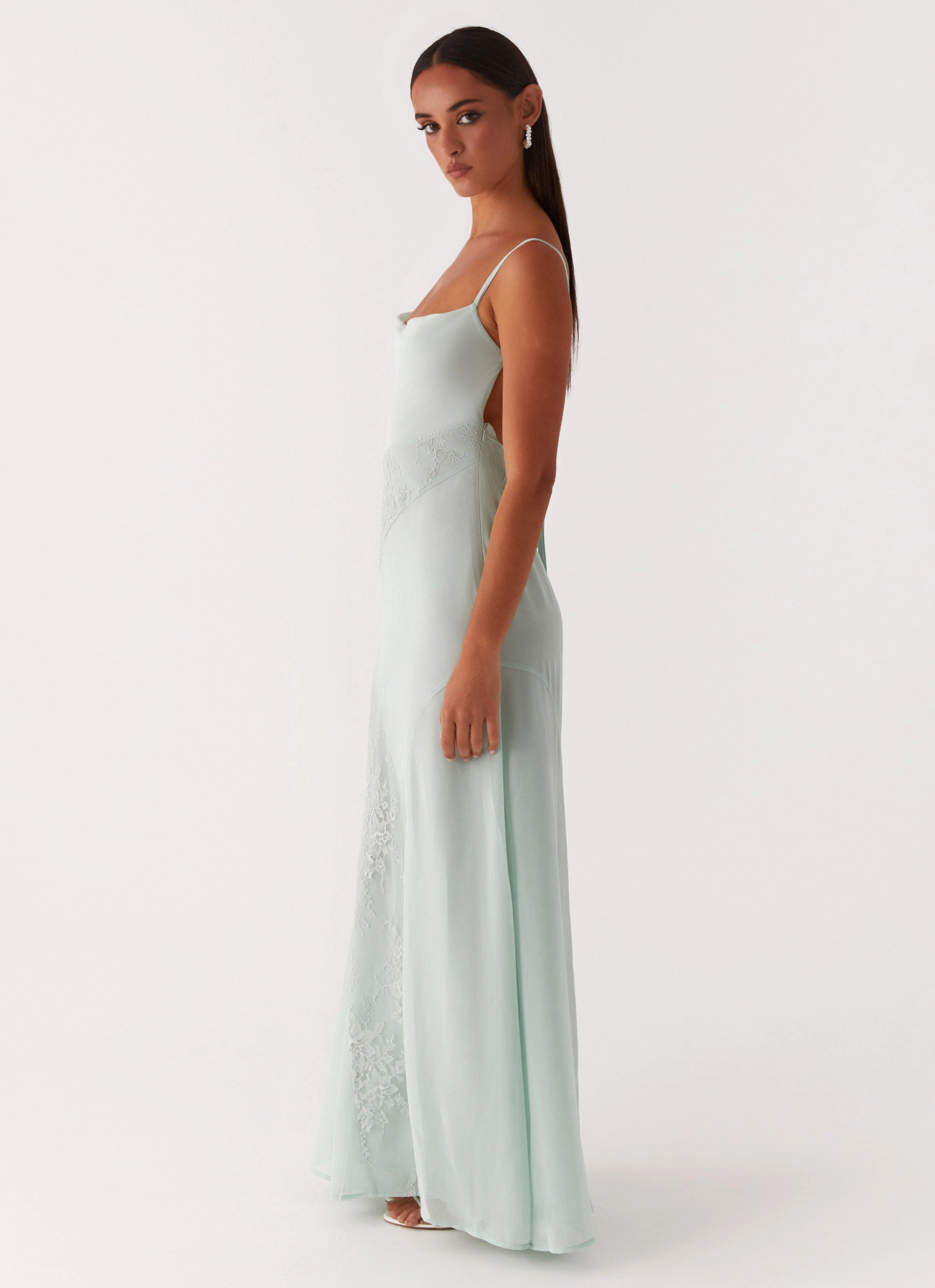 Gabriana Maxi Dress - Sage Bare Glow
