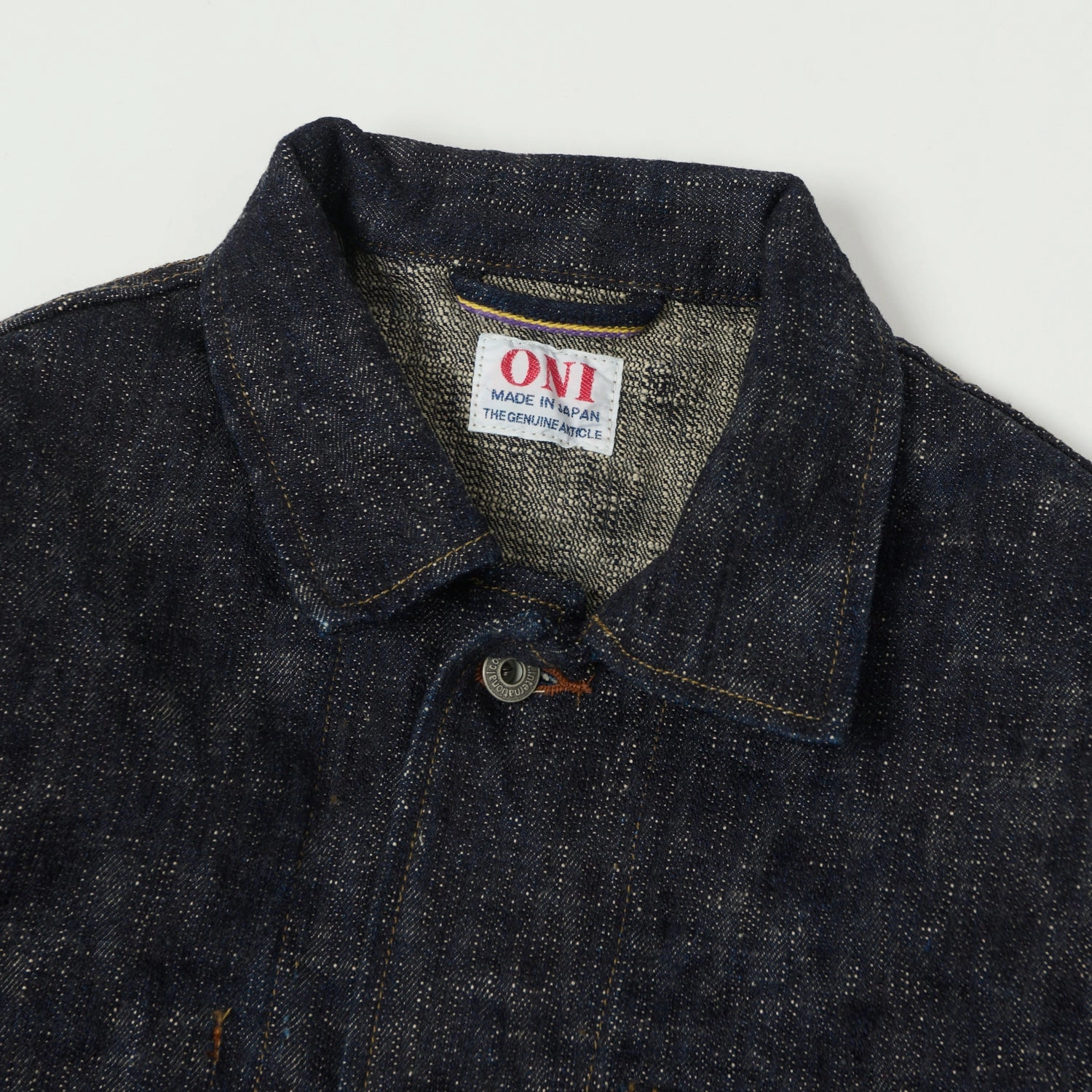 ONI Denim 03502-Kasuri 17oz Coverall Jacket - Rinsed club