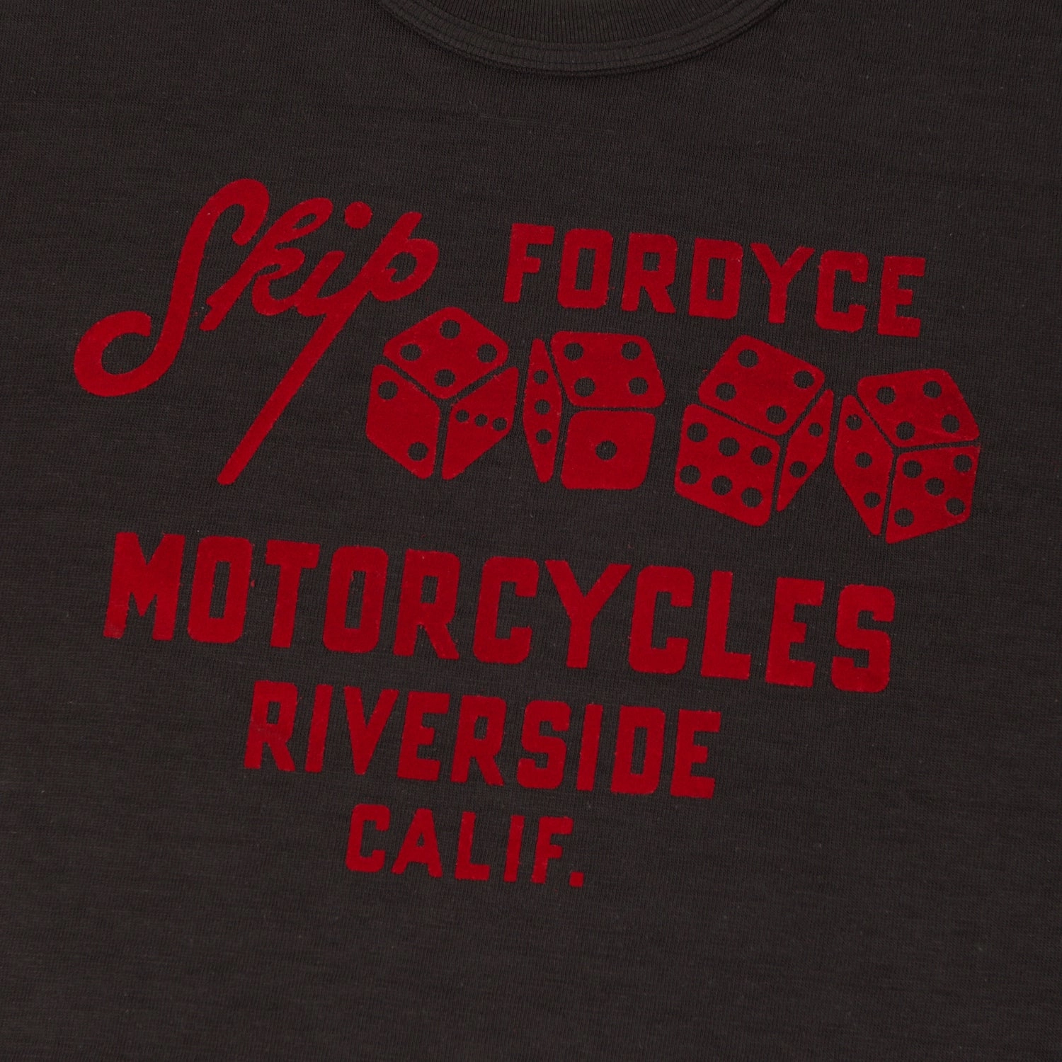 Warehouse & Co 4601 'Skip' Tee - Black Geometric Print Athletic Fit