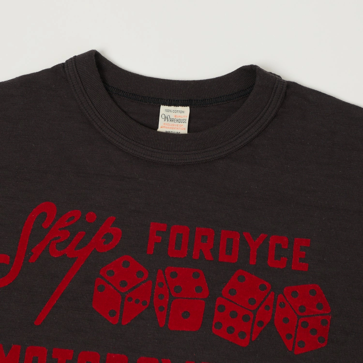 Warehouse & Co 4601 'Skip' Tee - Black Breathable Material