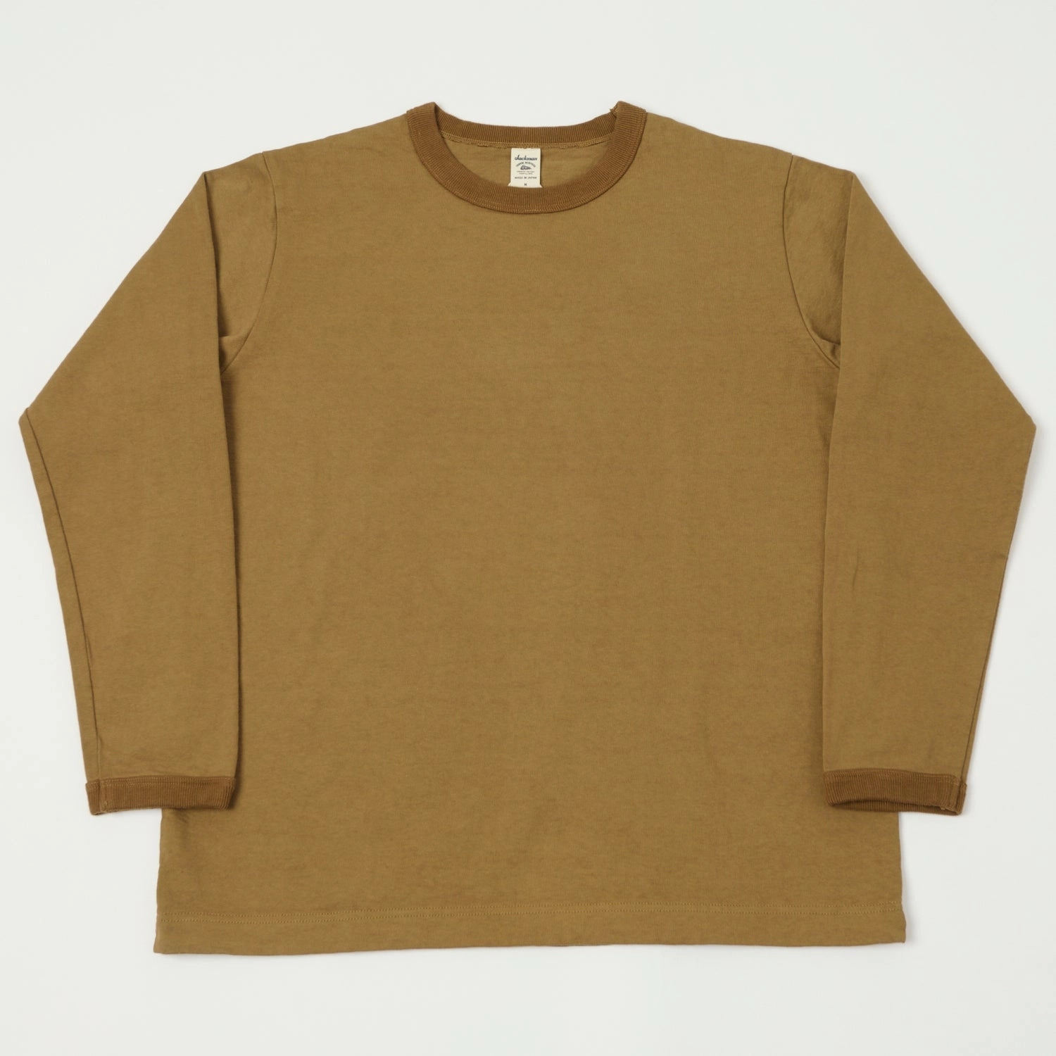 Jackman Long Sleeve Dotsume T-Shirt - Bronze Modern and Soft