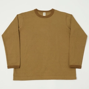 Jackman Long Sleeve Dotsume T-Shirt - Bronze Modern and Soft