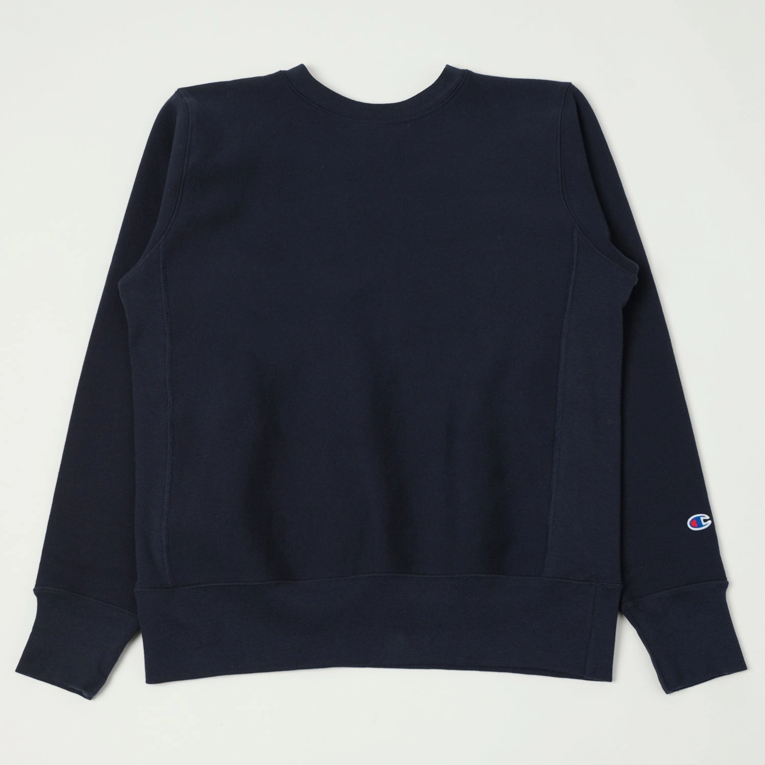 Champion Made in USA Reverse Weave Crewneck Sweatshirt - Navy Transitional Piece