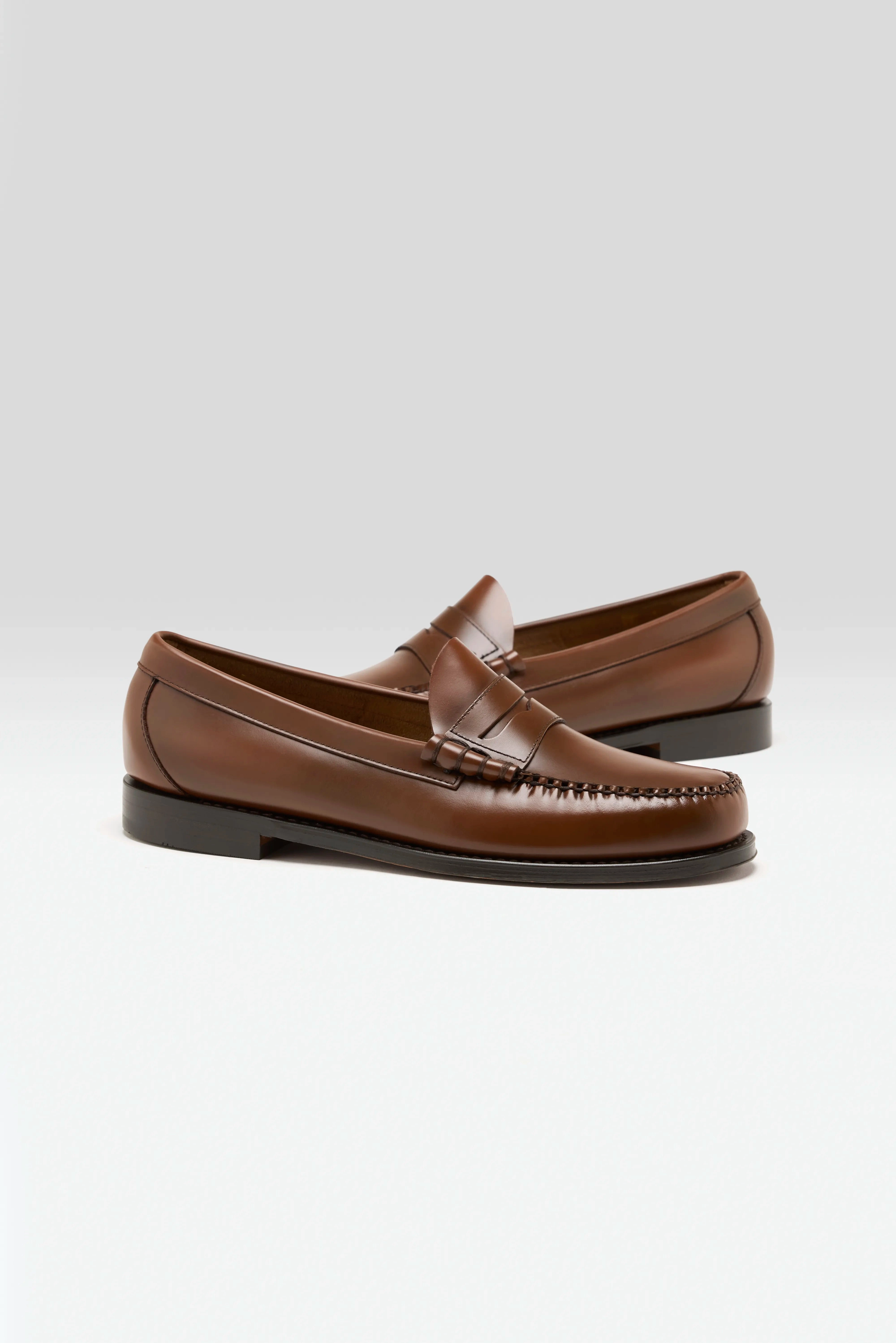 Platform Style Weejuns Larson Penny Loafers for Men  (251 / M / BROWN)
