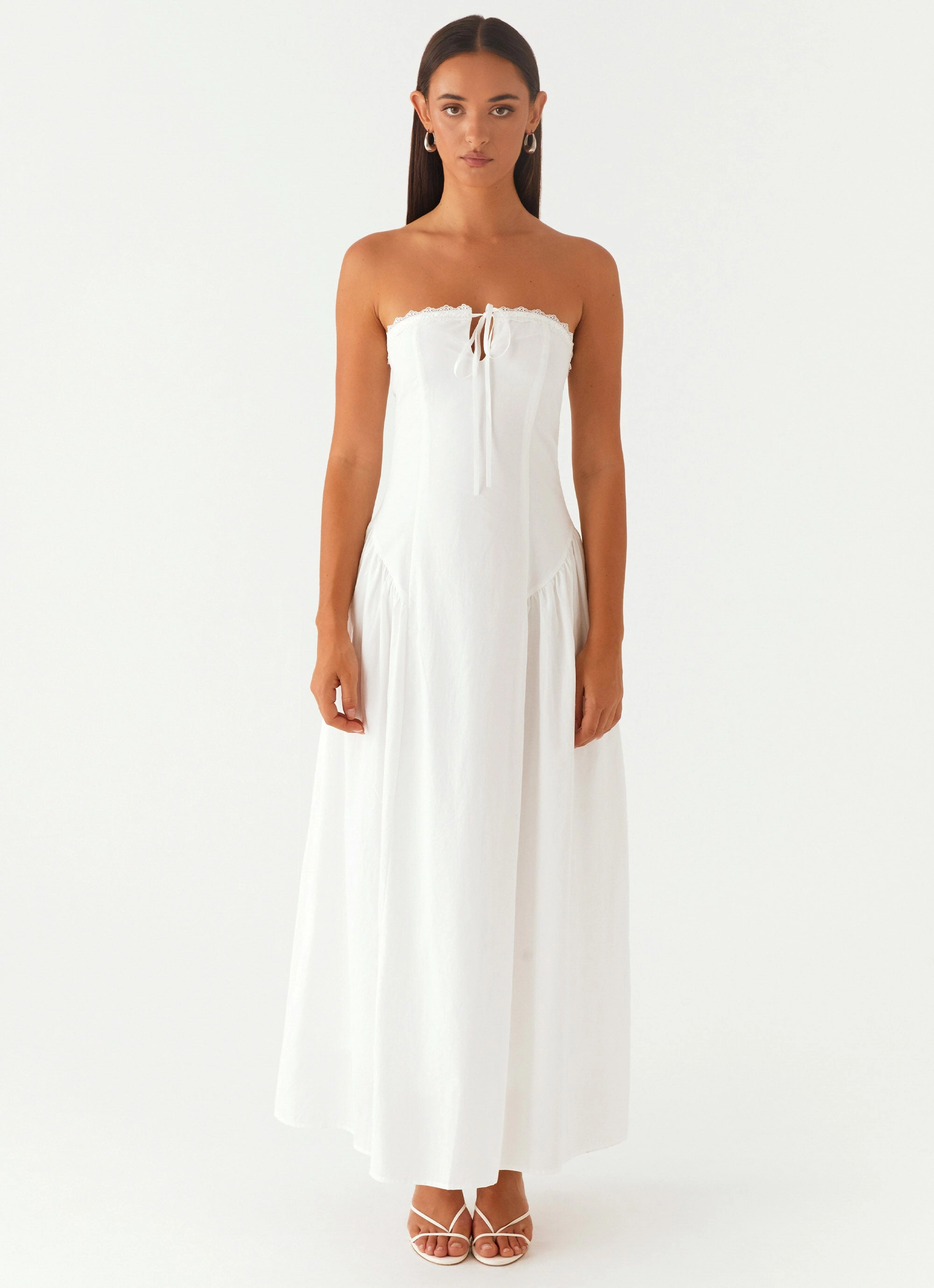 Burleigh Maxi Dress - Ivory Simple Yet Elegant