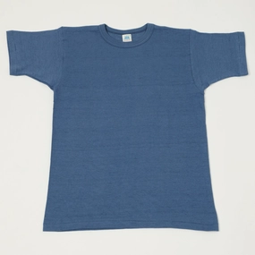 John Gluckow Lot. JG-CS06 Plain T-Shirt - Blue vacation wear
