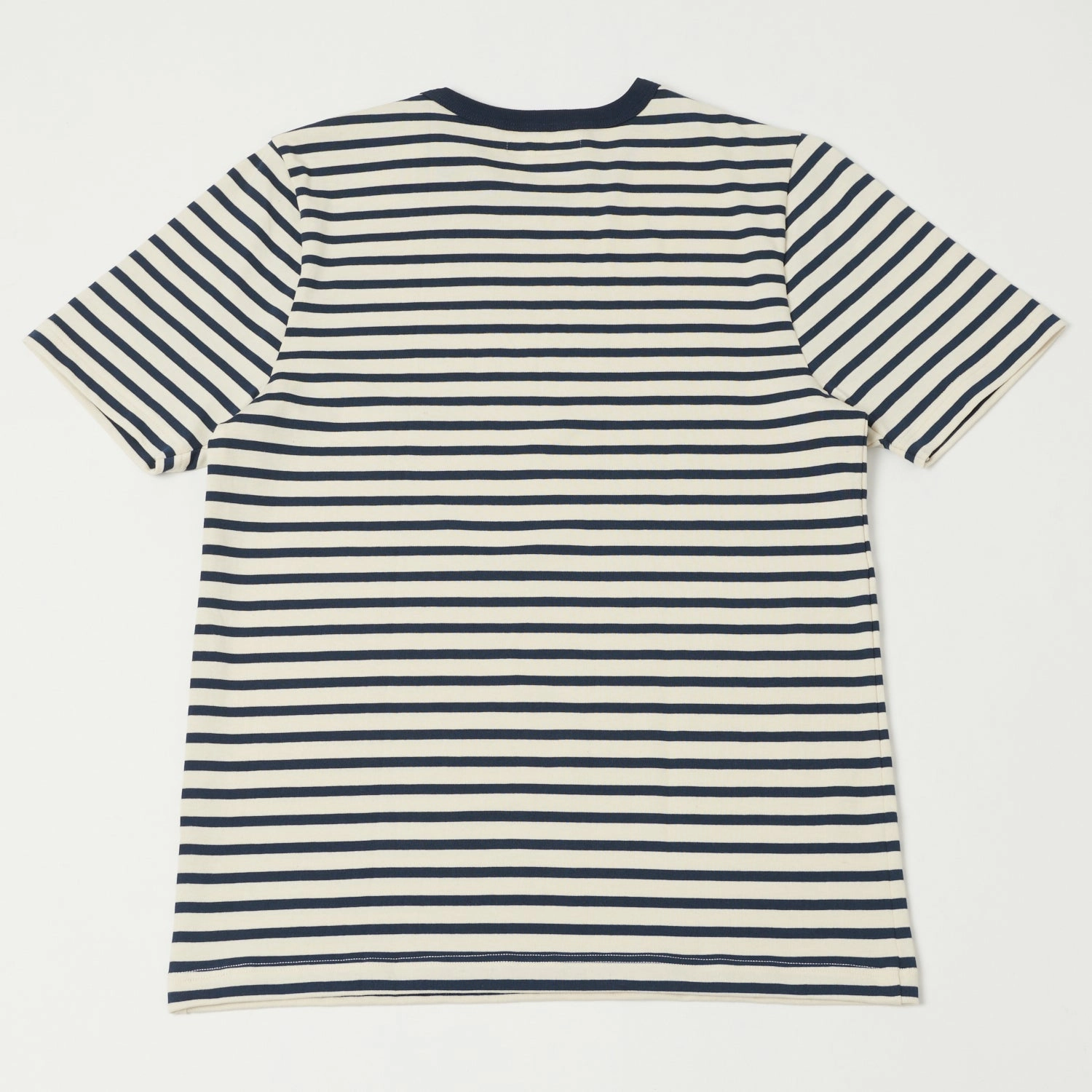 Merz b. Schwanen 2M14 Striped Relaxed T-Shirt - Ink/Nature Moisture Control Fabric