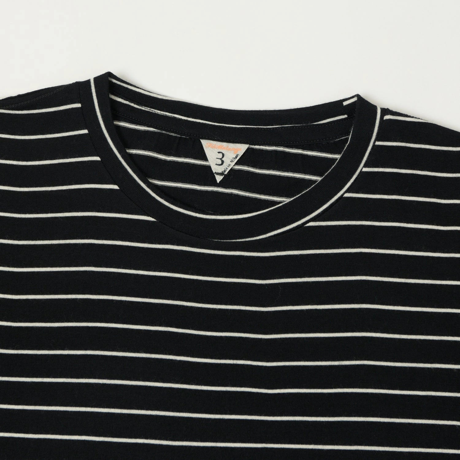 FilMelange 'Wolf' Merino Wool Tenjiku Tee - Black/White Sport Layer Fit ReinforcedShoulderPanels