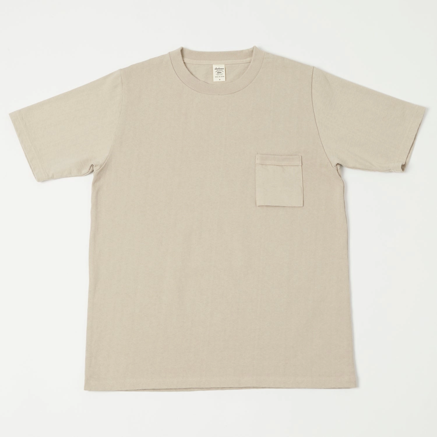 Jackman Dotsume Pocket T-Shirt - Koi Kinari Relaxed Comfort Look