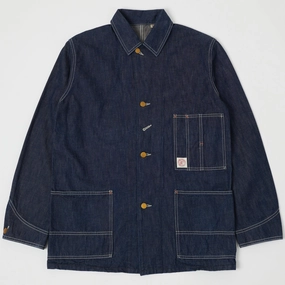 Full Count 2875 Denim Coverall Jacket - One Wash Celebrate Autumn