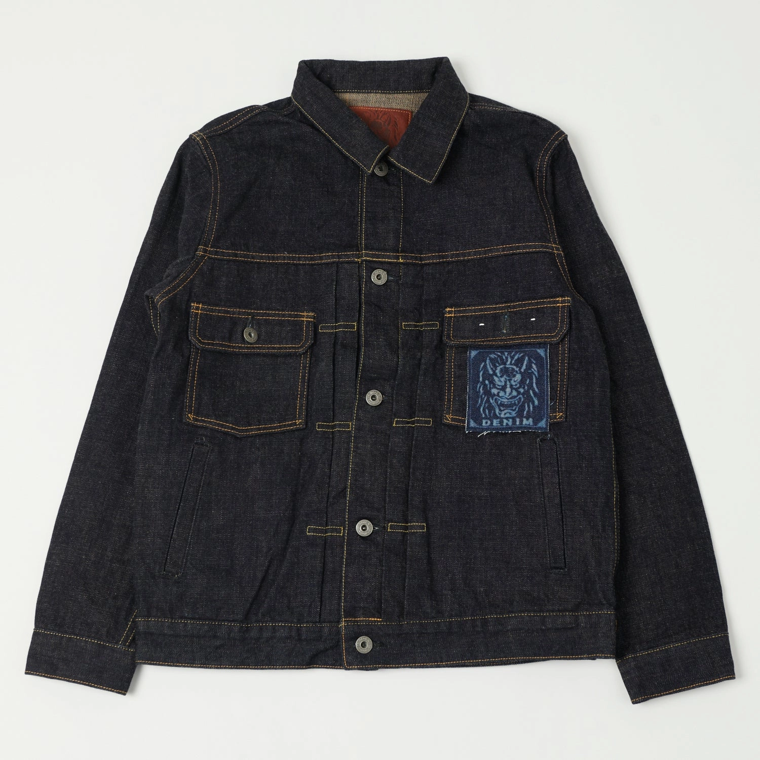 ONI Denim 02516P-14KBE Type II Denim Jacket - Rinsed Hint
