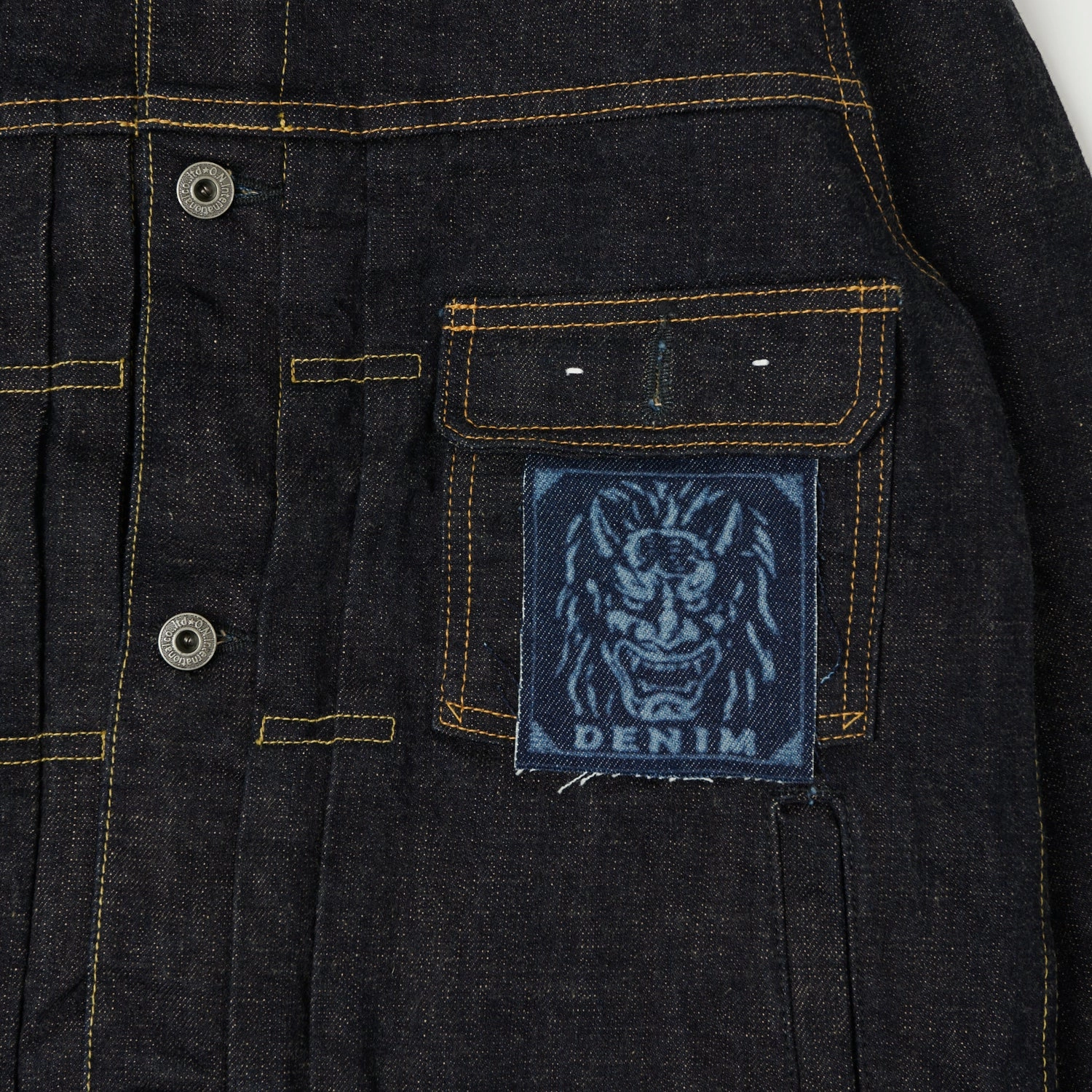 ONI Denim 02516P-14KBE Type II Denim Jacket - Rinsed Moisture Wicking Technology elderly people