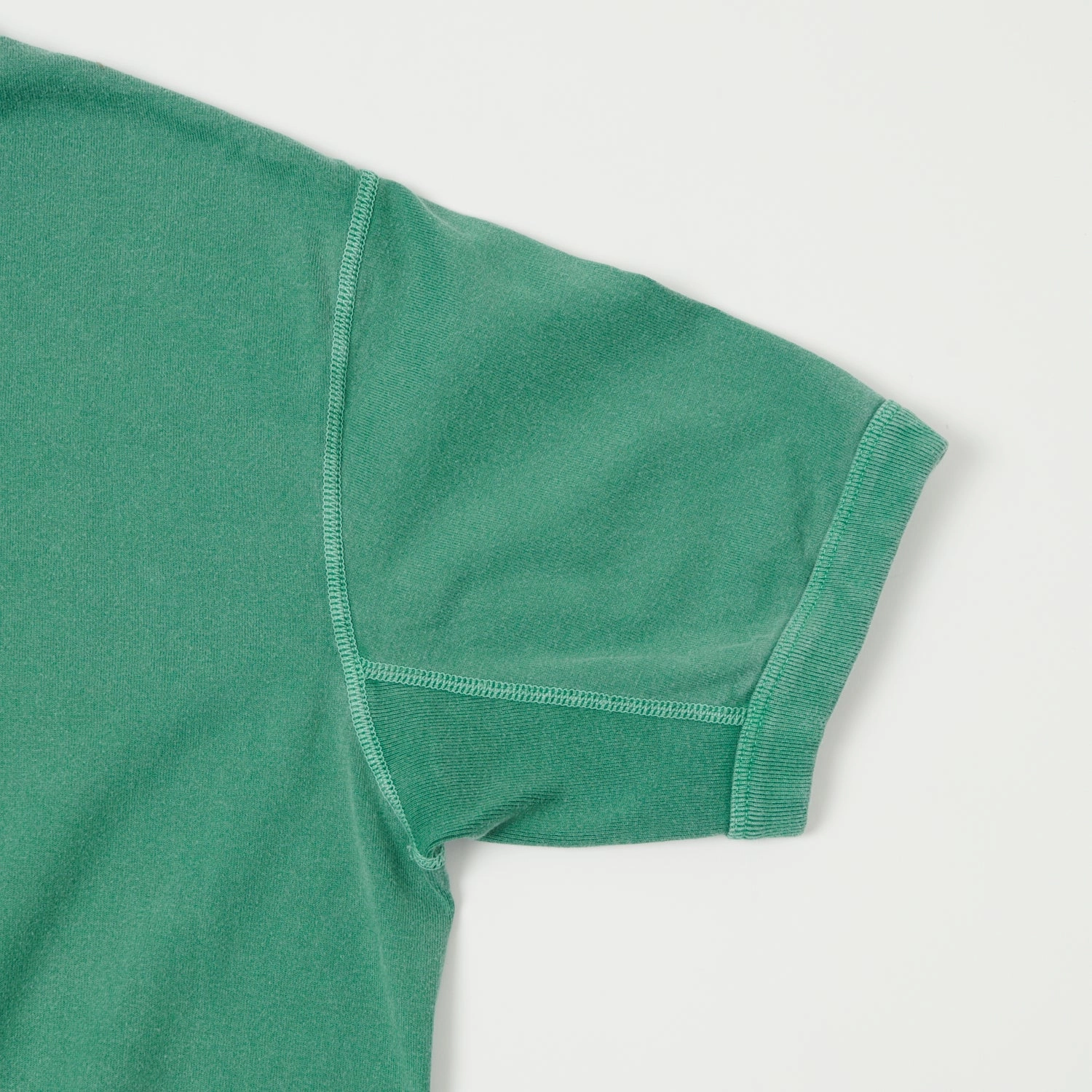 Quick Dry Comfort Full Count 5222 Flat Seam Heavyweight T-Shirt - Green
