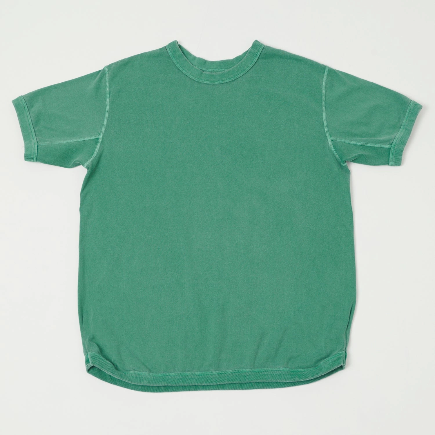 Basic Comfort HighThreadCount Full Count 5222 Flat Seam Heavyweight T-Shirt - Green