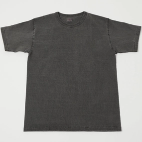 Soft Touch Fabric Slim Fit Wear Dubbleworks Heavy Fabric Pigment Dye Tee - Sumikuro
