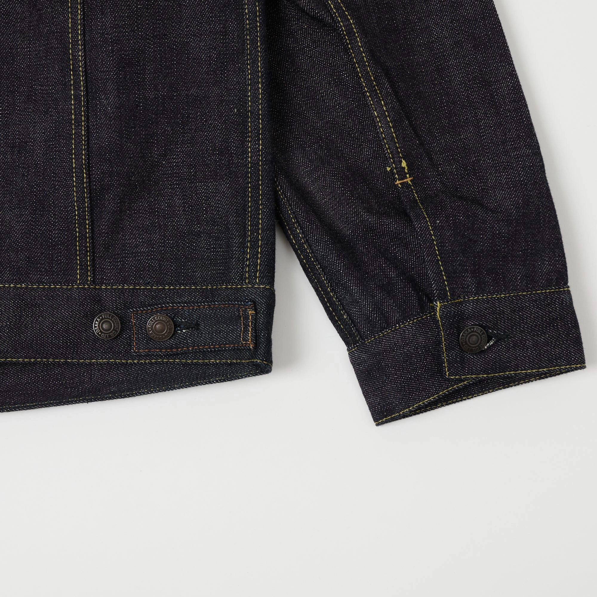 Bracelet Full Count 2101XX 15.5oz Type III Denim Jacket - Raw