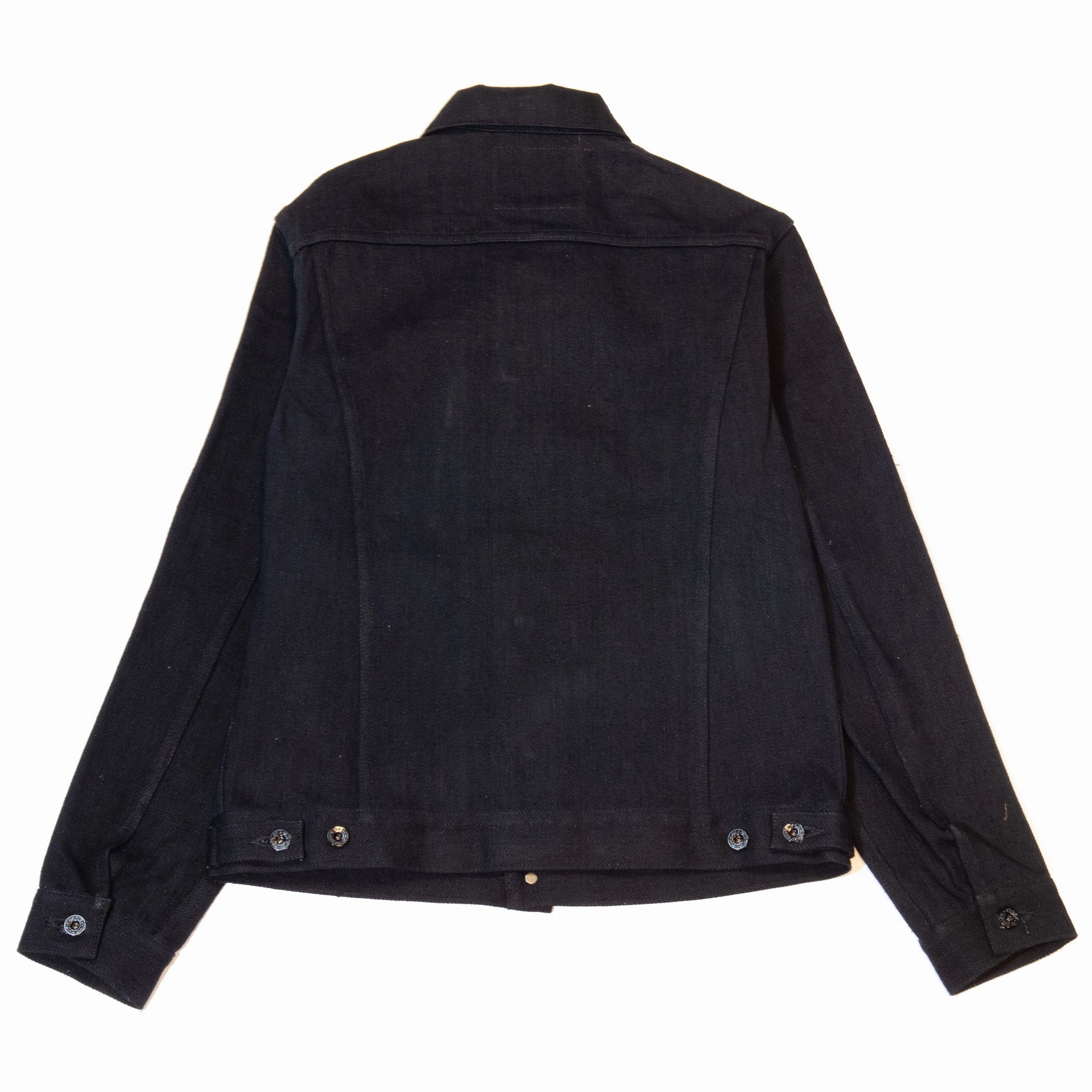 ONI Denim 02527ZR-BK Secret Denim Jacket - Black Layer Focused Gel