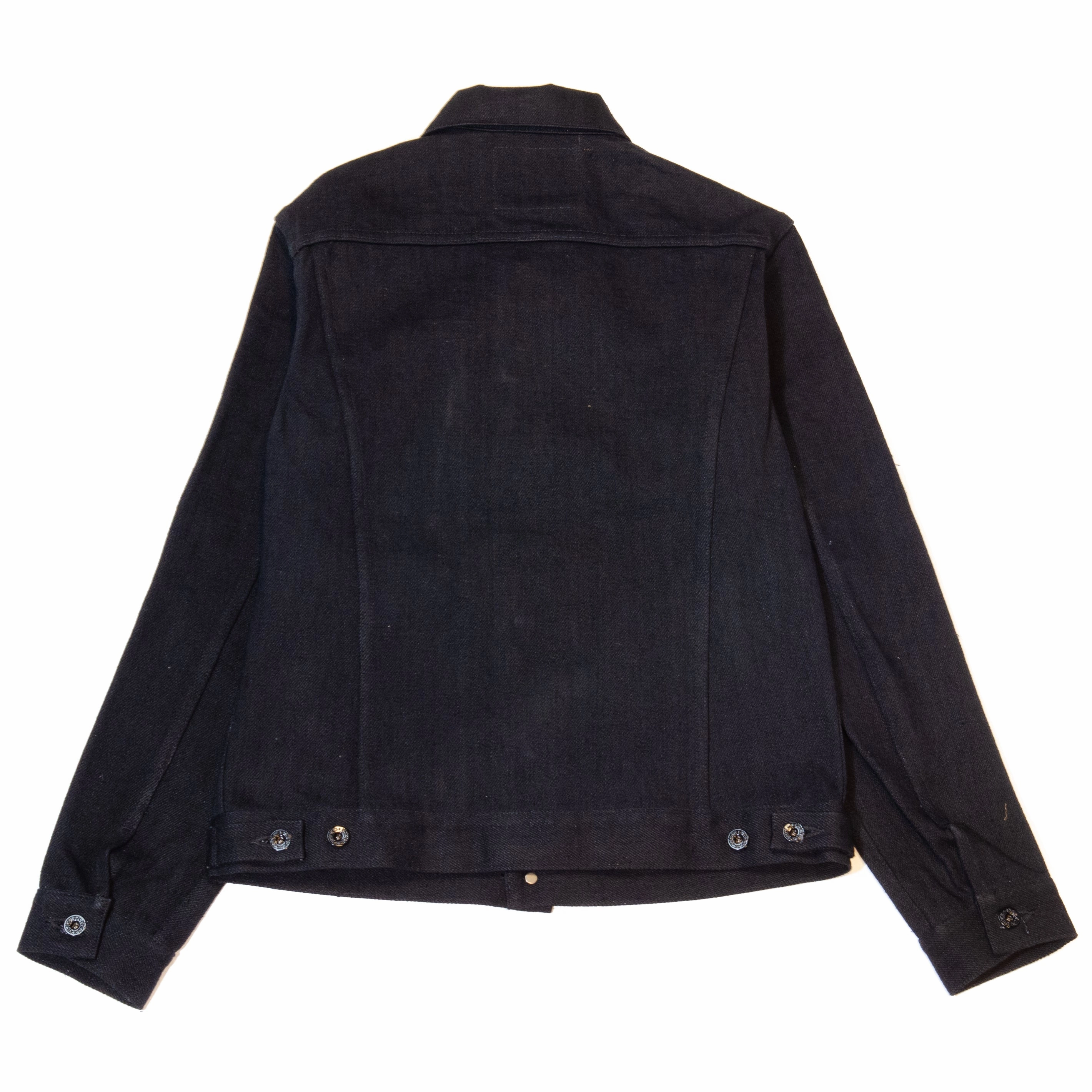 ONI Denim 02527ZR-BK Secret Denim Jacket - Black Unwind