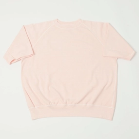 Durable Build Dubbleworks Cut Off Sleeve Pigment Dyed Sweatshirt - Pink
