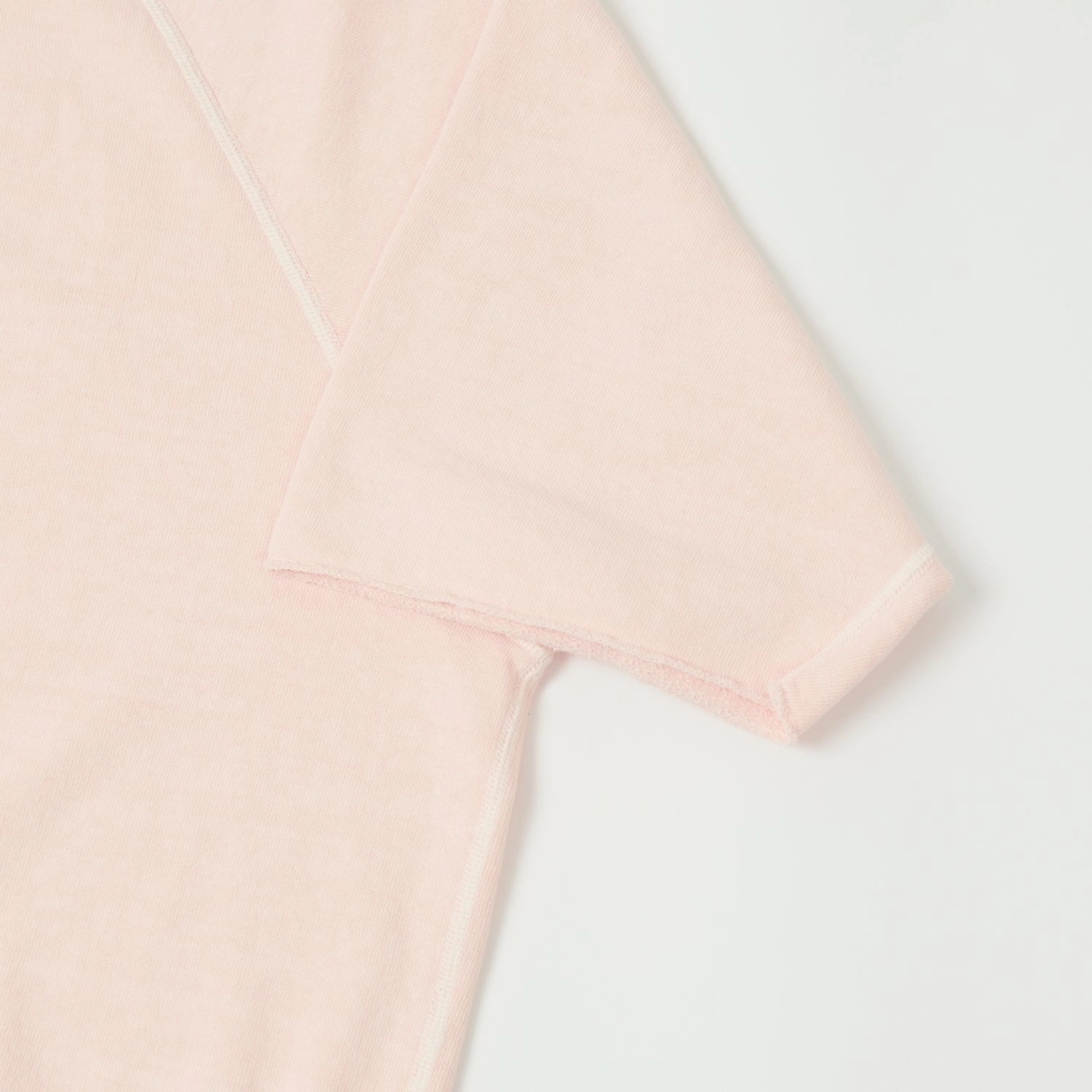 Dubbleworks Cut Off Sleeve Pigment Dyed Sweatshirt - Pink Trendy Outfit Trend Focus