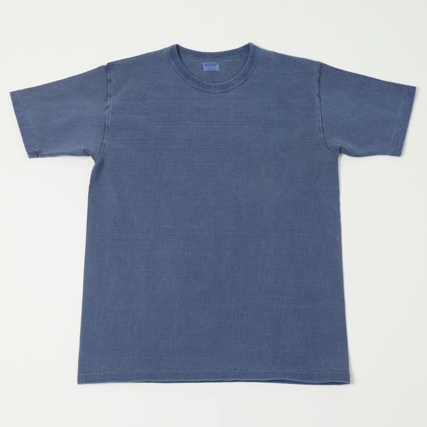 Dubbleworks Heavy Fabric Pigment Dye Tee - Indigo Blue Fashionable Wear Outdoor Activity