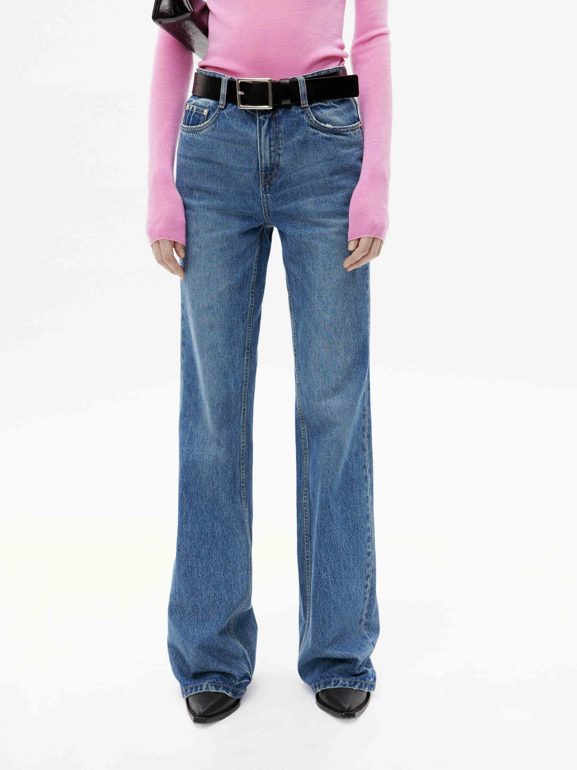 Outdoor Enthusiast Premium Home Comfort Slightly Flared Cotton Jeans