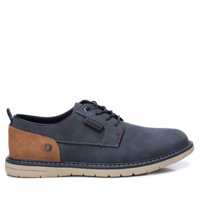 Men's Oxfords Shoes In Navy Cushioned Support Formal Setting Rustic Oxfords