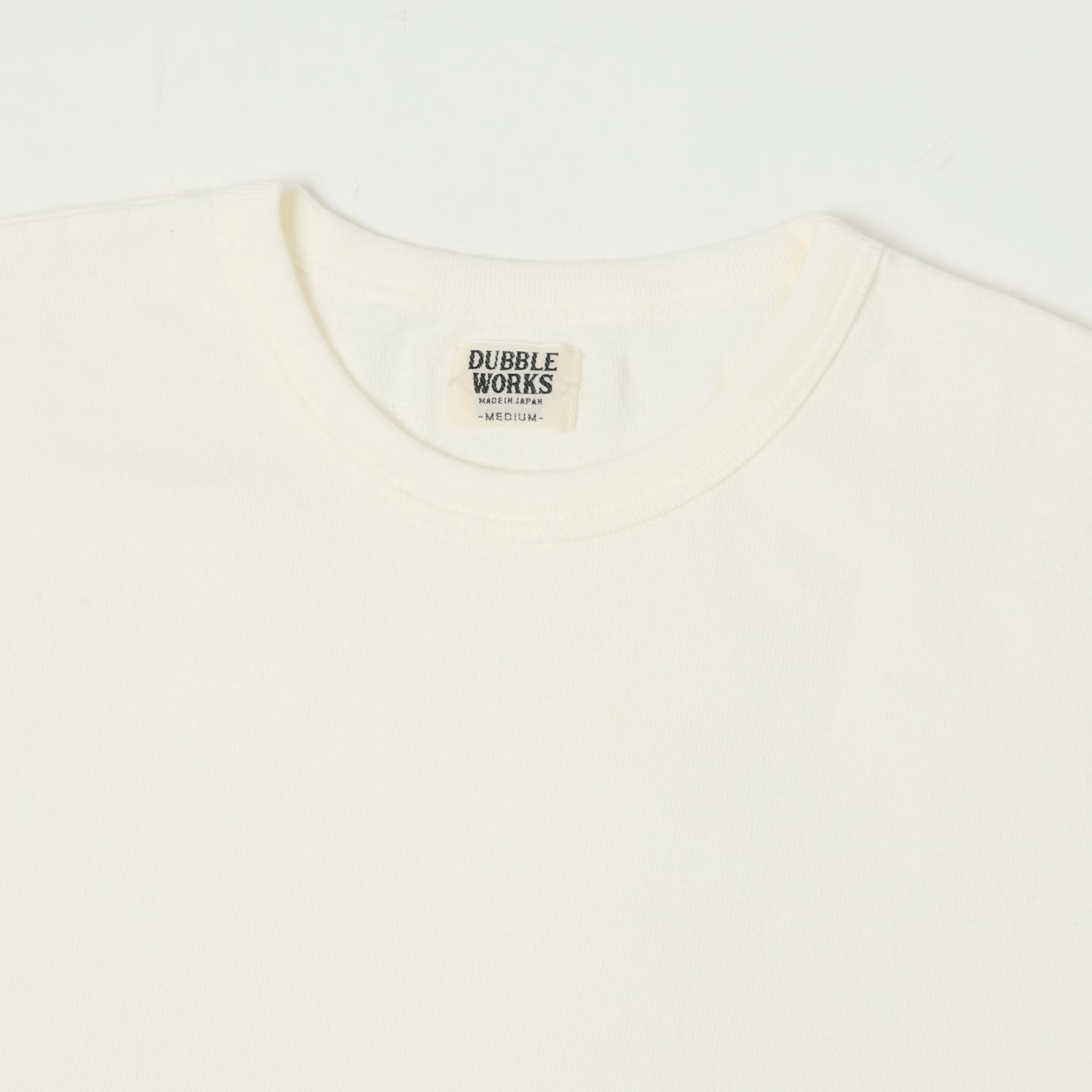 Dubbleworks Heavy Fabric Long Sleeve Tee - Off White City Casual