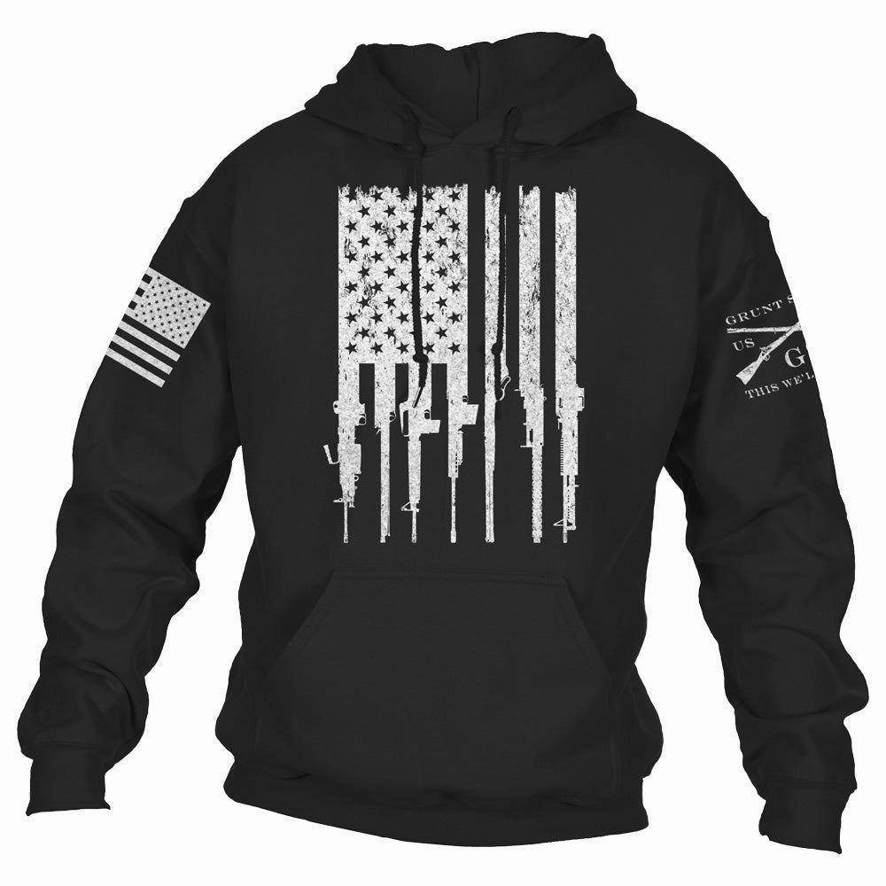 Rifle Flag Hoodie 2.0 tie dye Street Apparel